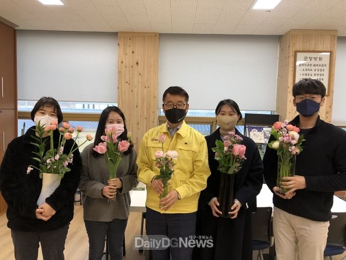 칠곡군농업기술센터, 원(one)테이블 원(one)플라워 캠페인 동참