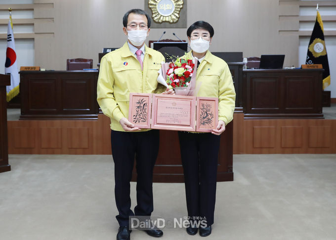 오창옥 영양군의회 의원, 2020년도 경북의정봉사대상 수상