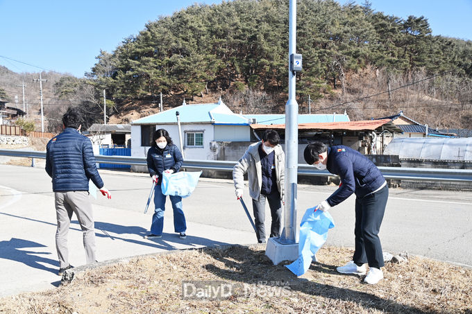 청송군, ‘설 명절맞이 국토 대청소’ 운동 실시