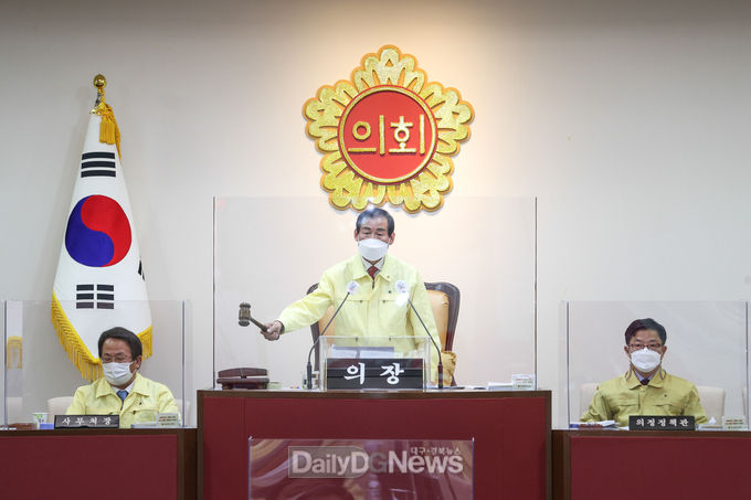 대구시의회 본회의 모습. (사진=대구시의회 제공)