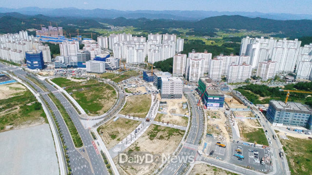 경북도청 신도시 전경