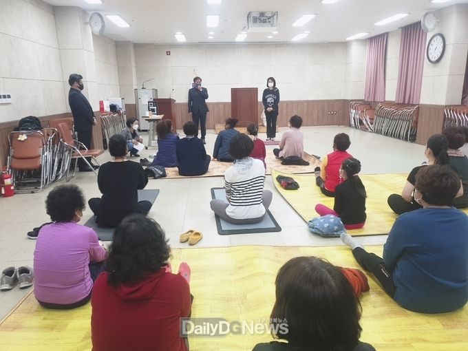 운수면, 마을 평생교육 프로그램“요가”개강