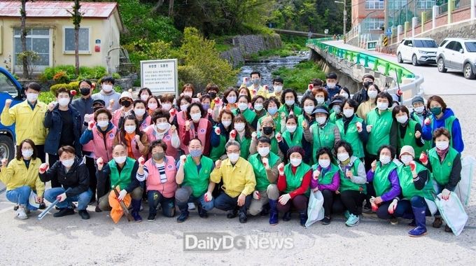 울릉군, 2021년 새봄맞이 국토대청결운동 실시