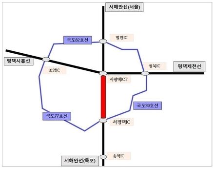 우회도로 안내도<br>
