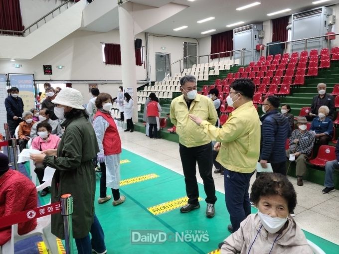 5월 9일 권영준의장 백신접종 현장 방문
