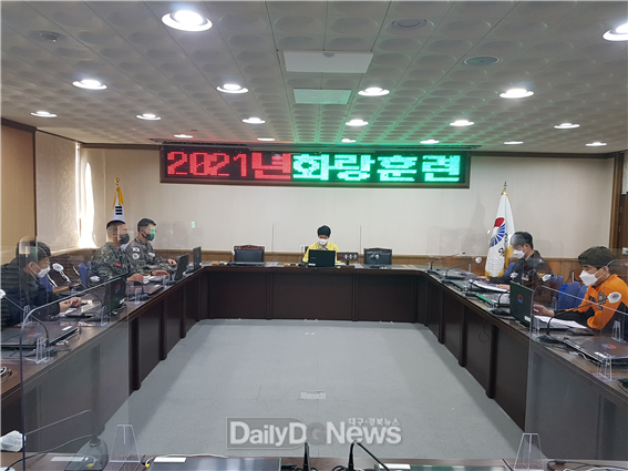 울릉군, 2021년 울릉군 화랑훈련 실시