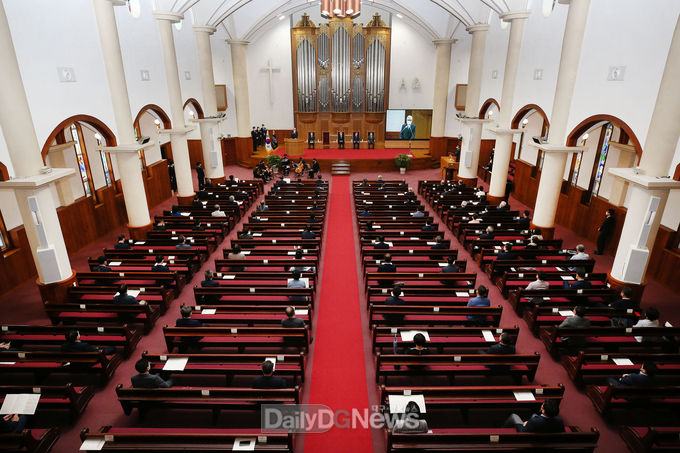 계명대학교 창립 122주년 기념식 모습. (사진=계명대 제공)