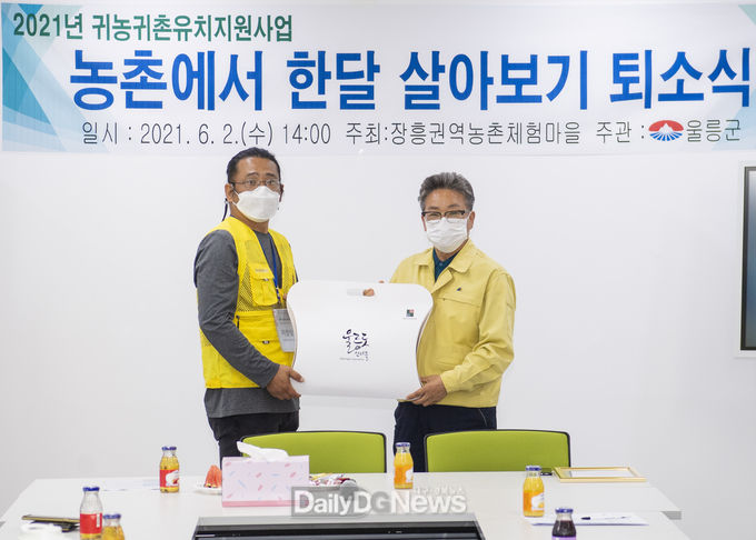 울릉군 제공, ‘울릉도에서 한달 살아보기’ 성공적 마무리