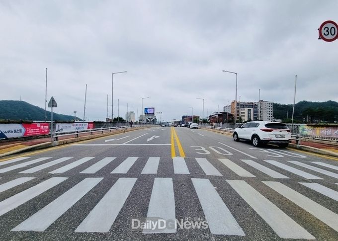 차선도색 현장사진