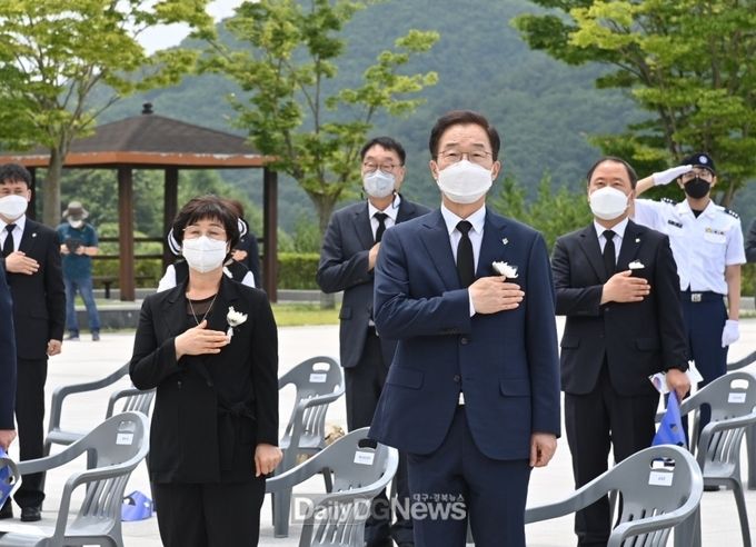 경북교육청, 2021 전몰 학도의용군 추념식 거행