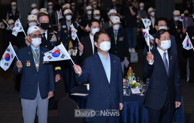 대구시 ‘6․25전쟁 제71주년 행사’ 모습. (사진=대구시 제공)