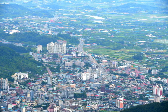 청도읍 전경