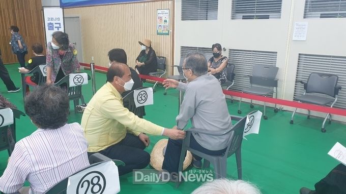 상주시 예방접종센터서 2차 접종 중, 병․의원 접종률은 92% 기록