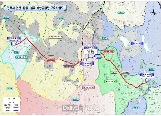 경주시, ‘지방상수도 비상공급망 구축 사업’ 국비사업 선정