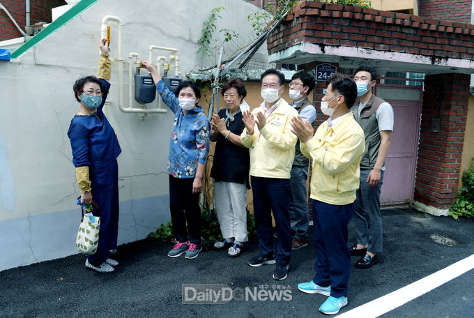 영천시) 금노4통 도시가스 공급 현장