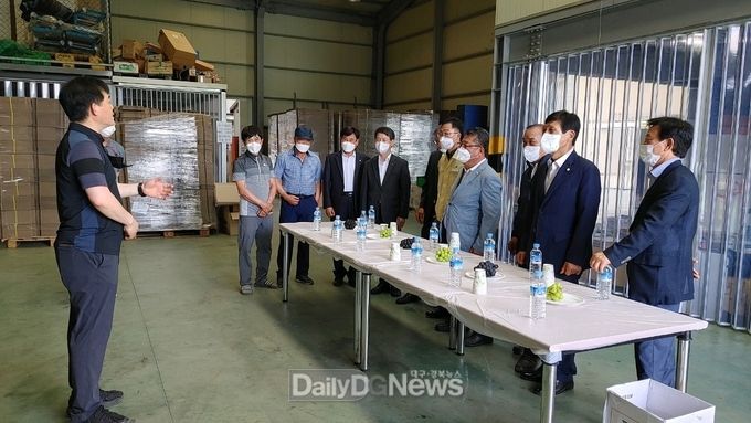 새김천농협, 올해 첫 수출 선적식 개최