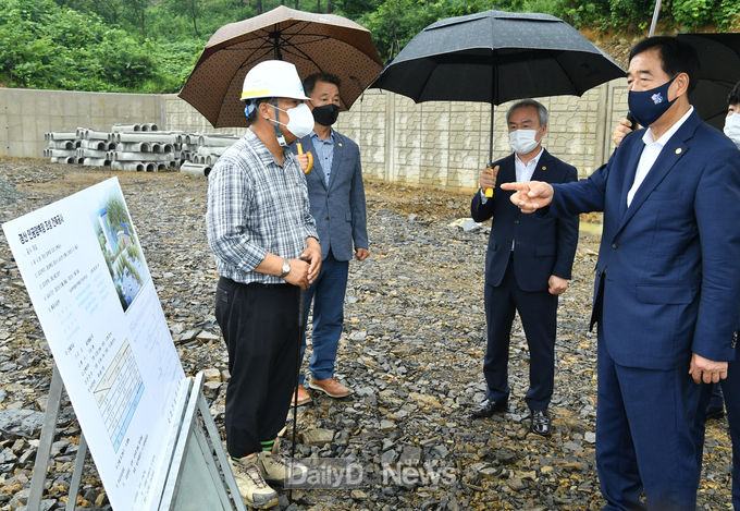 최영조 경산시장, 민선7기 3주년 주요 사업 현장 방문