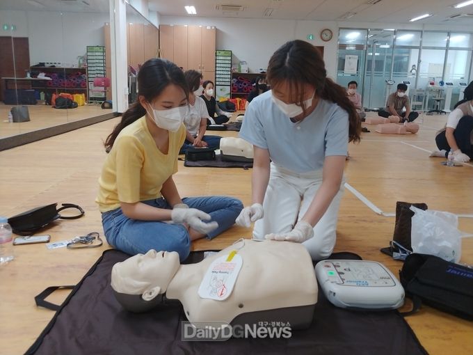 칠곡군보건소, ‘심폐소생술 등 응급처지교육’실시