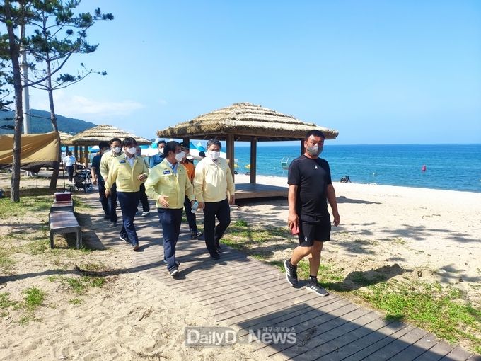 경북도, 코로나19 방역 등 해수욕장 개장 전 안전‧방역 현장 점검 실시