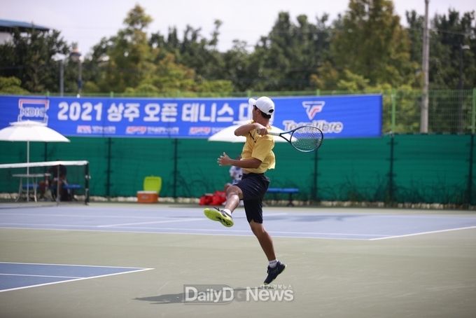 상주시, 2021 오픈 테니스대회 개막