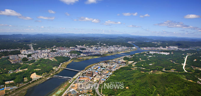 안동시내 전경