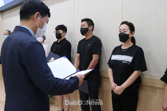 구미시, 2021년도 신규농업인 기초영농기술교육 수료식 개최