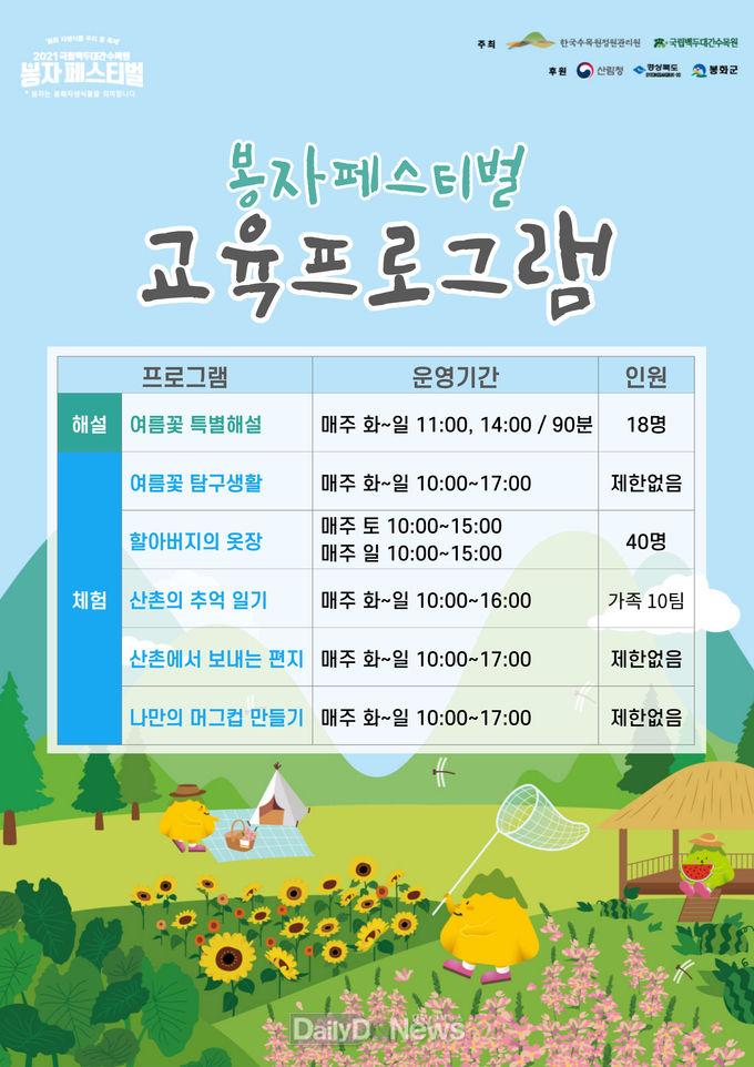 국립백두대간수목원 제공