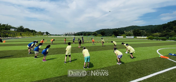 대구 북구청 '금호강 스포츠캠프' 운영 모습. (사진=북구청 제공)