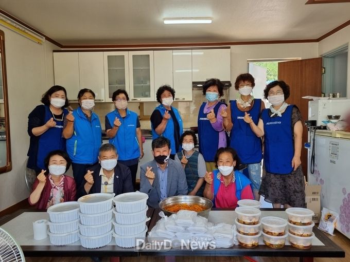 소보면 여성자원봉사대, 밑반찬 봉사 활동 전개