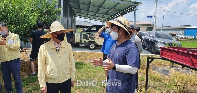최기문 영천시장, 청년농업인 영농현장 방문