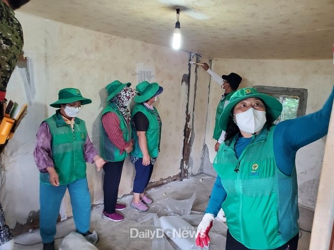 고령군 운수면 새마을 남·녀지도자협의회, 행복한 보금자리 만들기 봉사활동 실시