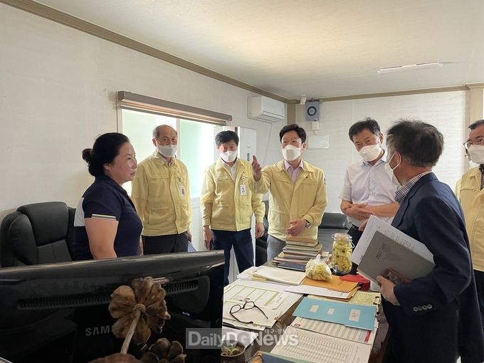 박성수 안동부시장, 폭염 대비 현장점검 나서