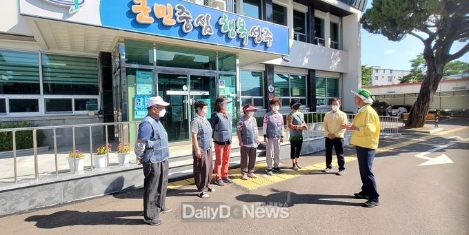 성주군 선남면, 기간제 근로자에 쿨조끼 지급