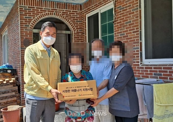 효령면, 폭염 속 취약계층 보호 위한 ‘시원한 여름나기’ 물품 전달