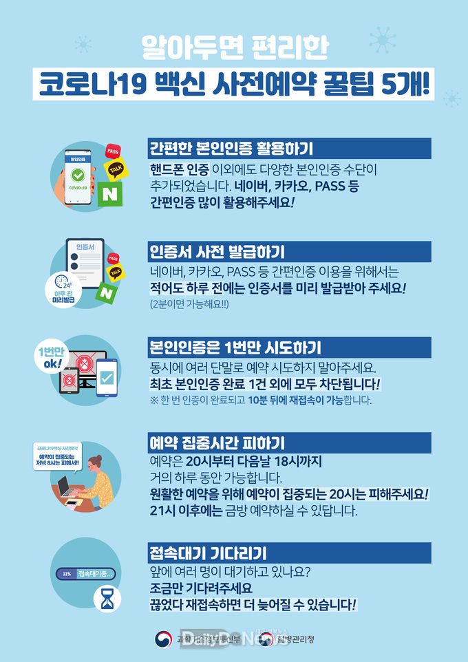 18세~49세 코로나19 백신 사전예약