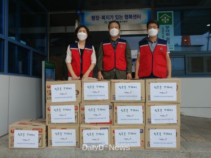경산시 중방동 지역사회보장협의체, 식료품 꾸러미 전달