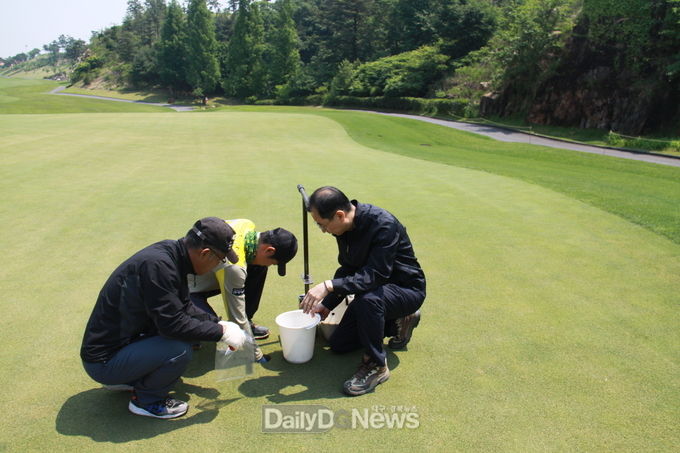 경북 52개 골프장 대상, 상반기 농약잔류량 실태조사