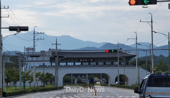 상주시, 경상제일문 주변 배전선로 지중화 착수