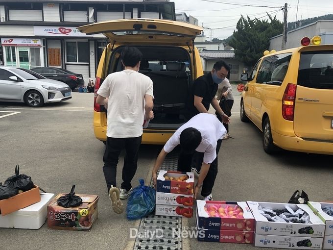 월성본부, 문무대왕면 전통시장 장보기 시행