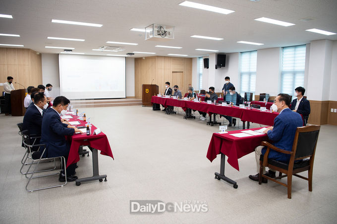 구미시 산동읍 행정복지센터 기본계획수립 중간 보고회 개최