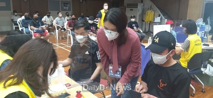 고령군, 미등록외국인 백신 접종