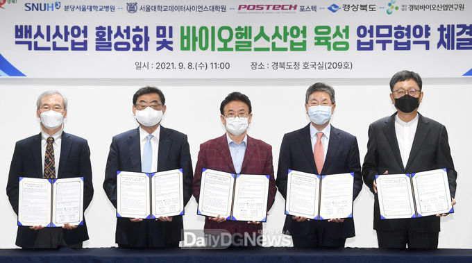 경북도, 백신·바이오헬스산업 활성화 업무협약 체결