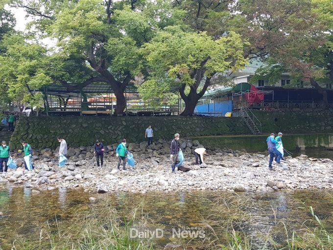 청도군 운문면, 주요 관광지 환경정화활동