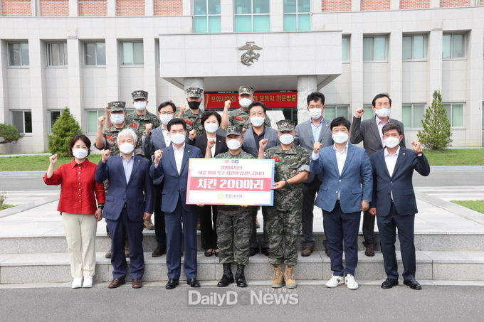 포항시의회, 추석맞이 군부대 방문