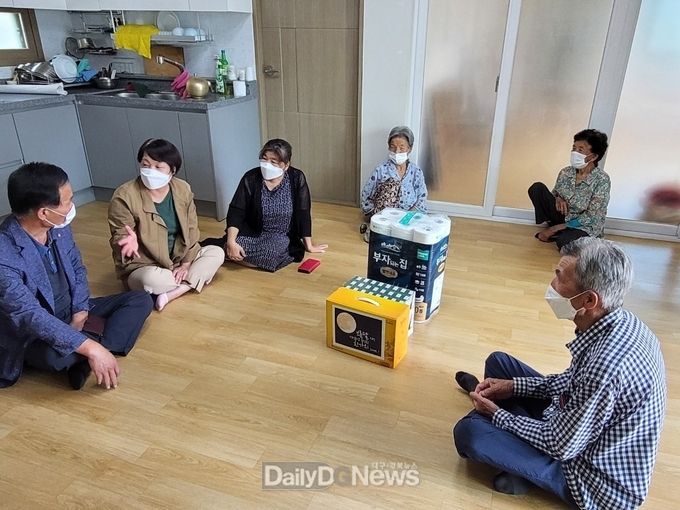 남부동, 추석맞이 관내 18개소 경로당 순회 방문