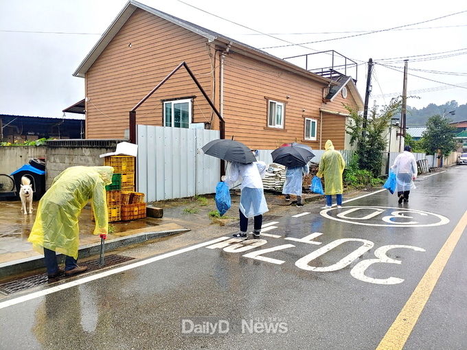 문경시 산양면 새마을회, 추석맞이 새마을 대청소·안심방역 실시
