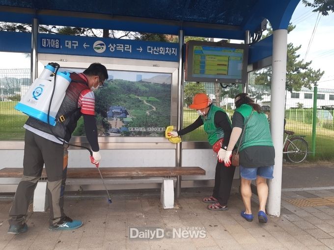 다산면 새마을회, 추석맞이 방역 및 환경정화활동 실시