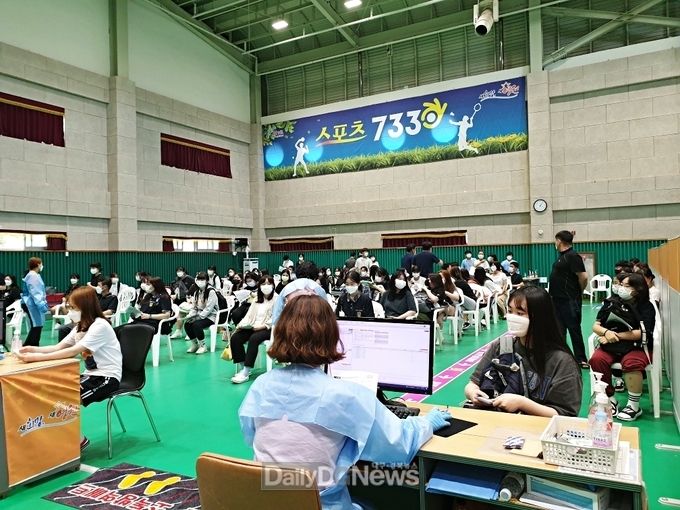 영천시 예방접종센터 현장