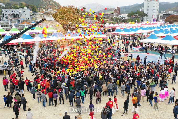 제16회 청송사과축제 전격 취소-2019 사과축제 모습