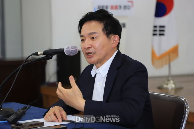 원희룡 국민의힘 대선 경선 후보. (사진=이준호 기자)